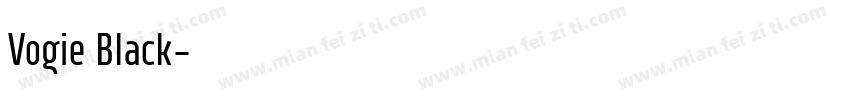 Vogie Black字体转换